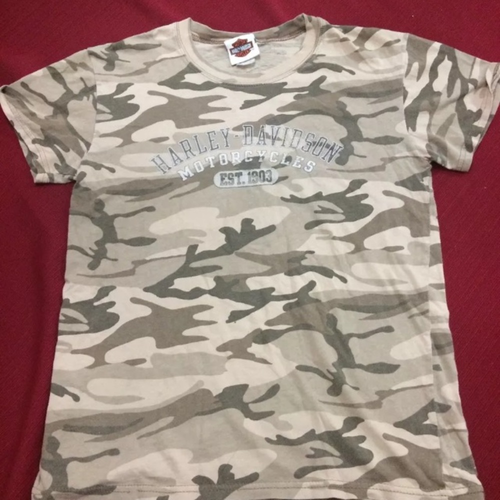Harley Davidson Camo Tee